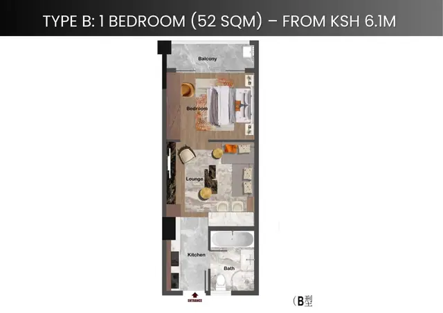 Diplomat Residencies – 1 & 2 Bedroom Apartments For Sale In Westlands, Peponi Road — photo 8
