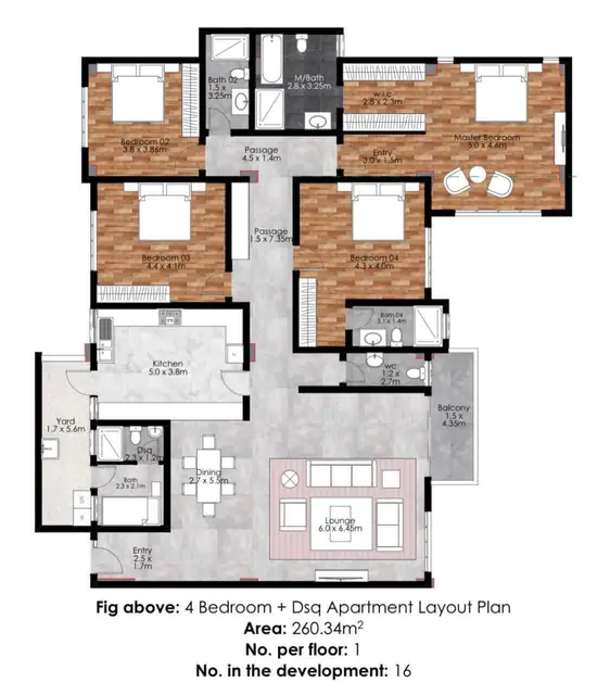 3 & 4 Bedroom Bedroom Apartments For Sale In Kileleshwa, Nairobi — photo 11