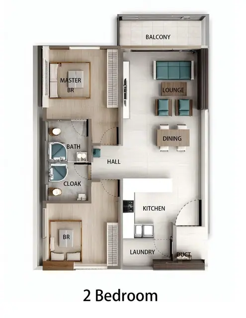Express View Residency 2 Bedroom Apartments For Sale In Kilimani — photo 26