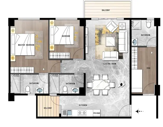 Versailles Garden. 1,2 & 3 Bedroom Apartments For Sale In Kileleshwa, Nairobi — photo 3