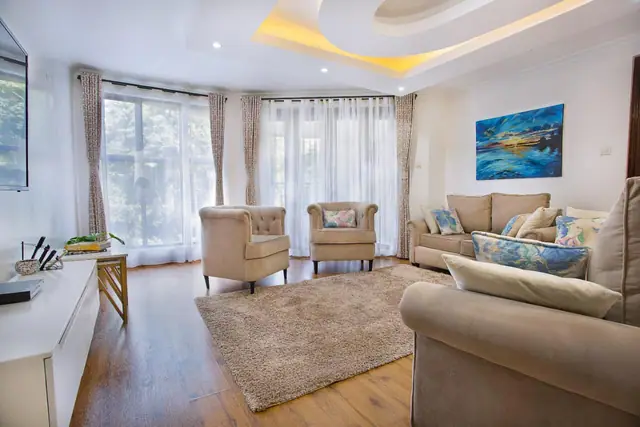 Furnished 3 bedroom apartments for rent in Riverside, Nairobi — photo 2