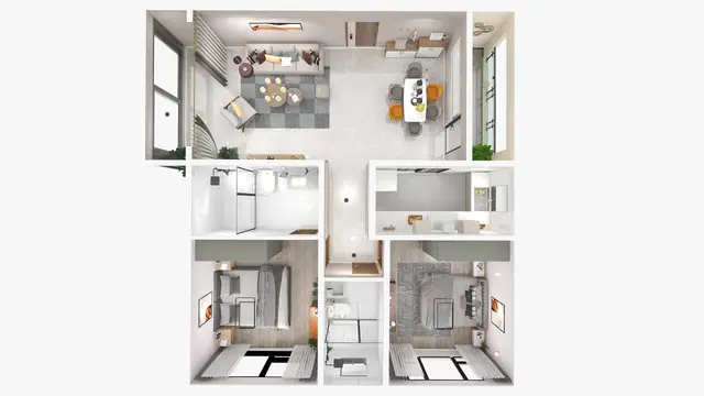 Apple Tree Apartments – 2, 3, 4, 5 & 6 Bedrooms For Sale In Syokimau Off Mombasa Road With View Of National Park — photo 9